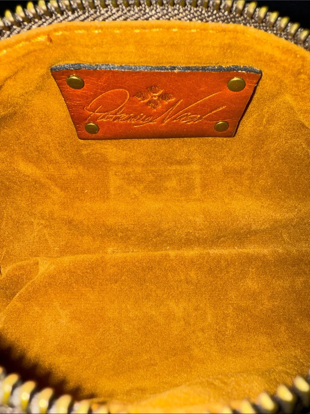 Patricia Nash Leather Zip Pouch -